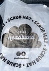 Hello Headband Scrub Cap Women   s Bouffant Surgical Hats Ponytail Holder New