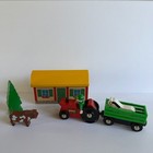 Brio Wooden Railway Vintage Farm Train Set 33585 From 1990 s Very Good Condition
