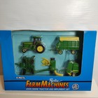 Ertl  5626 John Deere Replica Farm Machines Tractor And Implement Set 1991