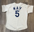 1979 Milt May Chicago White Sox Game Used Home Jersey  Disco Collar Style