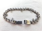 Vintage 17 5 Gram Mexico Taxco 925 Sterling Silver Chain Link Bracelet  Size 6 5