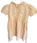 Peach Vintage Toddler Dress With Laced And Button Detail Special Occ  Easter -5