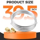 1 4  Aluminum Tubing With Compression Fittings Olive M10x1 39 Inch 