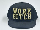 Britney Spears Work Bitch Black Snapback Hat Baseball Cap Las Vegas Concert