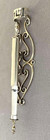 Sterling Silver Mezuzah Case With Scroll