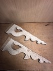 Vintage Architectural Wood Corbels Shelf Brackets Gingerbread Trim Pair 22    Tall