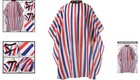 Professional Waterproof Hair Cutting Cape - Adjustable Snap Closure  Multicolor