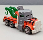 Vintage 1981 Matchbox Peterbilt Wreck Truck W  Snap On Armor Diecast Orange 1 80