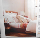 New Ralph Lauren Corral Canyon Alameda White Euro Shams Linen Cotton  310rt