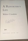 Walter Cronkite Signed Book A Reporters Life  Autographed