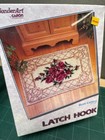 Wonderart Latch Hook Rug Kit 4870 Rare Rose Lattice 27x40 Sealed Vintage