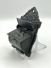 Antique Cast Iron Match Holder Wall Mount Safe Cherub Venus Cupid Kissing