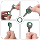 126 Pieces Key Color Covers 3 Styles Tags Covers Key Caps Set 14 Colors 