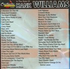 Karaoke Cd g Chartbuster Hank Williams 5075 New In Sealed Case 3 Cds W song List