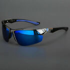 New Men Polarized Hd Sunglasses Sport Wrap Around Mirror Driving Khan Sunglasses