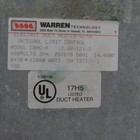 Warren Technology Cbho-k 12kw 480v 3-phase Electric Duct Heater