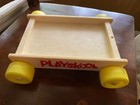 Playskool Wagon For Building Blocks - Wagon Only - Plastic Pull Toy  Vintage