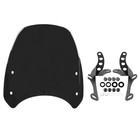 Motorcycle Windshield Deflector Double Bubble Windscreen Fit For Black