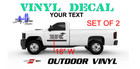 Custom Sign Decal Door Vehicle Your Company-name-text -info- Logo Outdoor Vinyl 