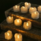 12x Flickering Battery Operated Led Tea Lights Votive Candles W  Remote Control