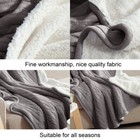 Soft And Warm Sherpa Fleece Thick Blanket Machine Washable Nice Rich Colors