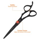 6 0  Hairdressing Hair Scissors Salon Barber Hair Cutting Scissors Thinning Shea
