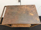 Vintage Industrial Heavy-duty Metal 2-tier Rolling Utility Cart 3-wheel Shop Car