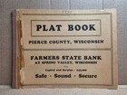 Plat Book Pierce County Wisconsin - Poor Condition - 1930 Staple-bound Pb