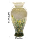 Blown Glass Vase  Unique Glass Vase  Colorful Bottle Decorative Vase For Home   