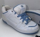 Heelys Women   s Size 7 Style 7139 With Wheels And Tool Blue And White