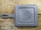 Cast Iron Antique Style Skillet Frying Pan Camping Western Primitive Cowboy