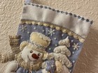 Bucilla Finished    snowman   s Winter Wonderland    18    Diag  Christmas Stocking 