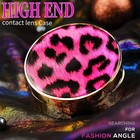 Ofone Contact Lens Case  Leopard Pattern Contact Lenses Travel Cases With Rem   