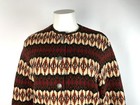 50-60s Vintage Icelandic Sweden Wool Knit Cardigan Pewter Buttons 12 Fits 34  B