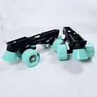 Roller Derby Quad Roller Skates Replacement Truck Plate Wheels Only - Blue - New