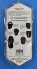 New Asp 56061 Chain Keyless Double Locking Airweight Cuffs 550 Handcuffs Black