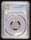 1805 P Half Dimes Draped Bust Pcgs Vf-30