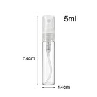 Elfenstall- 50pcs Mini 5ml Fine Mist Glass 5 Ml  pack Of 50   White