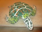 Melissa   Doug Large 28  Plush Stuffed Lifelike Lovable Green Sea Turtle Pillow