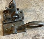 Vintage  Antique  Ice Box  Handle    Latches See Pics Not Sure If Goes Together