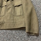 True Vintage 1960s Military Cropped Field Coat Jacket Green Rare Army 34 Small