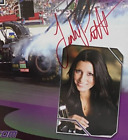 Leah Pruett  Signed Nhra T f Dote Drag Racing Postcard Hero Card