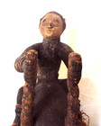 Rare Royal Suku Hemba Headdress 25  Mask African Carving Statue Lg Polychrome  