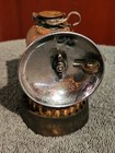 Vintage Brass Justrite Miners Carbide Lamp Collectible Display Coal Miners Light