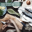 Fish Skin Brush Scraping Fishing Scale Grater Remover Peeler Scaler Scraper Tool
