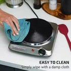 Electric Countertop Single Burner Cooktop Cast Iron Hot Plate Stove 1000w Cooker