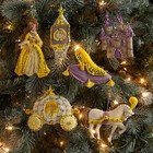 Bucilla Glass Slipper Felt Christmas Ornaments Kit  6  Cinderella Princess Queen