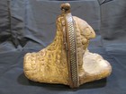 Antique South American Hand Carved Wooden Stirrup