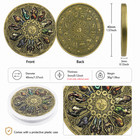 12 Zodiac Signs Astrology Coin Sun Moon Horoscope Collectible Lucky Gift Token