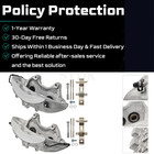2x Disc Front Brake Caliper With 6 Piston For 2009-2015 Cadillac Cts V8 6 2l